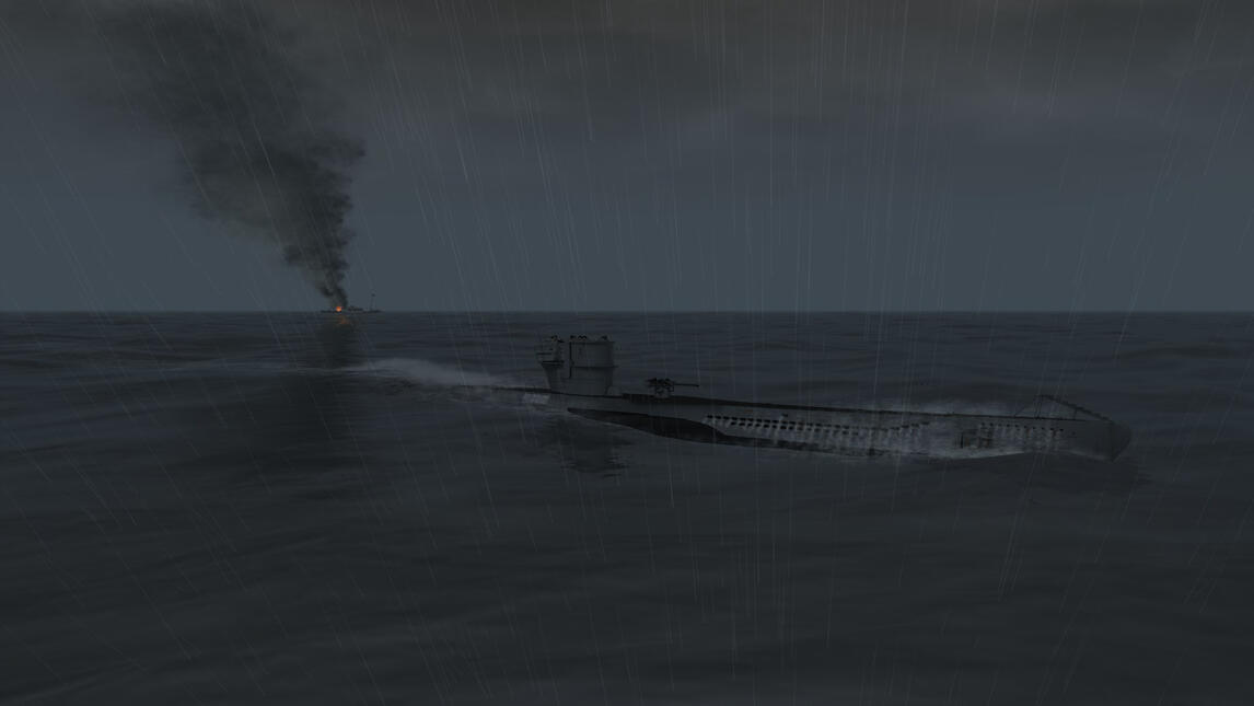 Heavy cloud and rain (new environment) - GWX Knight's Cross