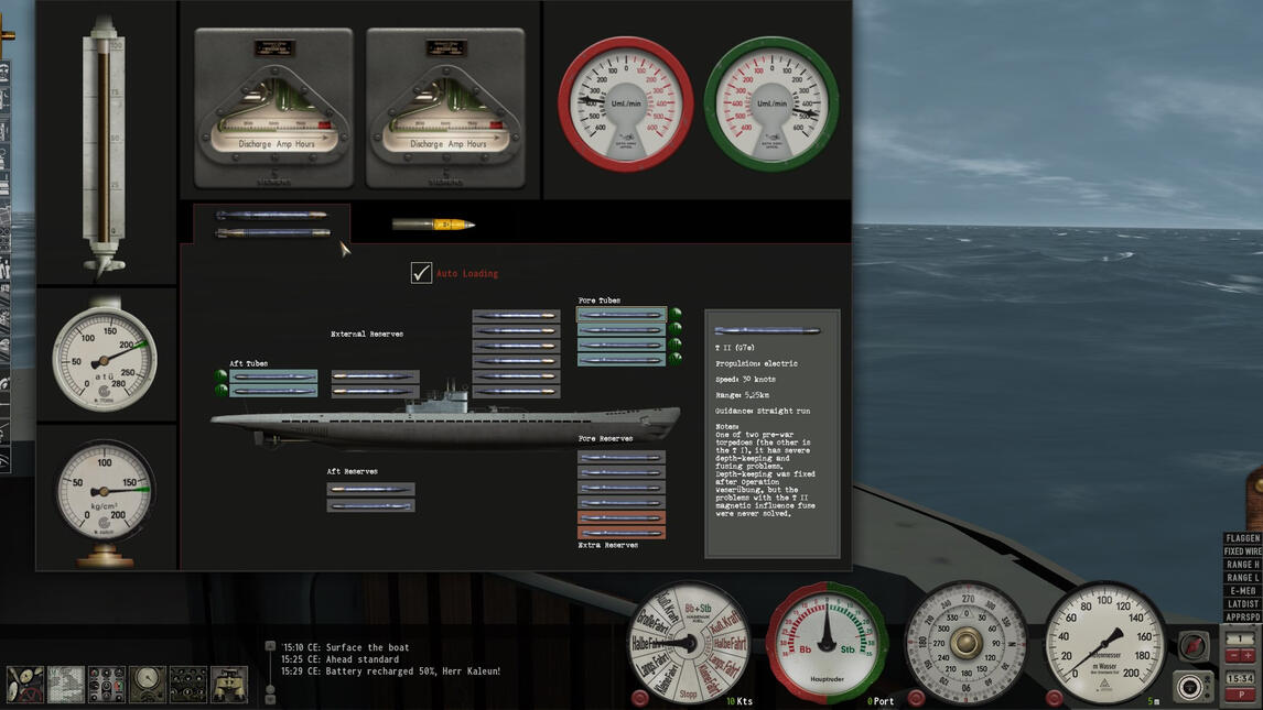 New GUI - Systems status panel - GWX Knight's Cross