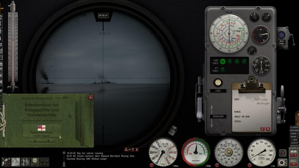 New GUI - Attack periscope screen - GWX Knight's Cross